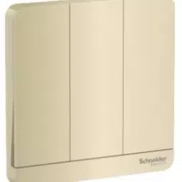 Schneider AvatarOn 3 switches 16AX 250V 2 way Wine Gold E8333L2_WG_G8-16