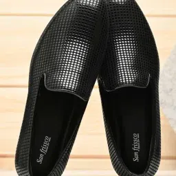 San Frissco Men's Black Casual Loafers-picture-23