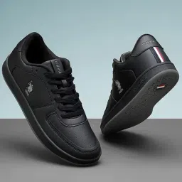 U.S. Polo Assn. Men's Black Casual Sneakers-picture-3