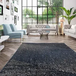 Ddecor Rugs Blue Polyester Geometric Rugs-image-15