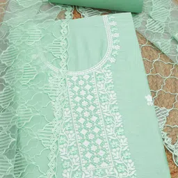 Soch Floral Embroidered Sequinned Chanderi Unstitched Dress Material-image-61