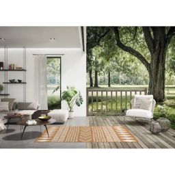 Ddecor Rugs Orange Polyester Geometric Rugs-picture-41