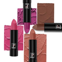 PERPAA Set Of 4 Creamy Matte Long Lasting Lipsticks 3.5g Each - 58+60+62+111-image-58