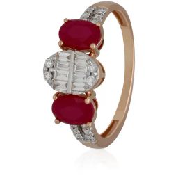 Malabar Gold and Diamonds 18k Rose Gold Diamond Ring-picture-42