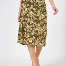 Honey by Pantaloons Green Print Skirt-image-65