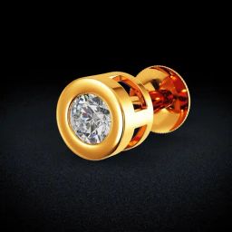 Joyalukkas 22k Spherical Gold Nosepin for Women-16