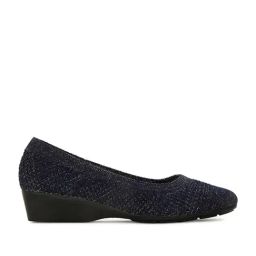 Bata Women's KAYLI Navy Wedge Pumps-image-32