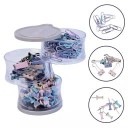 Brustro Multi Color Deskmate Rotational Clip Box 19 & 28 mm Size Tempered Steel, BRDMACB image 5