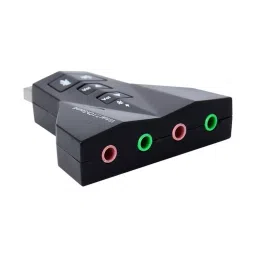LOTA USB Sound Card with 7.1 Channel Virtual Surround Sound Black with Mic, MST-1230-LT image 2