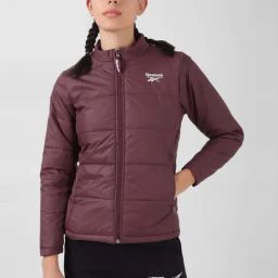 Reebok Maroon Quilted Jacket-picture-24