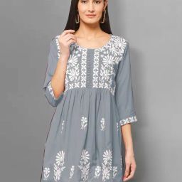 Winza Designer Grey Embroidery Top-picture-37