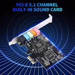 LOTA PCIe Sound Card with 5.1 Surround Sound Supports for Desktop PC, MST-3003-LT image 2