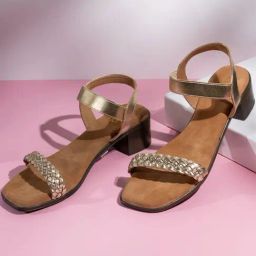 Inc.5 Women's Gold Ankle Strap Sandals-picture-40