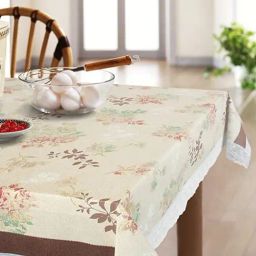 Freelance Floral Brown PVC Set of 1 Table Cloth-image-86