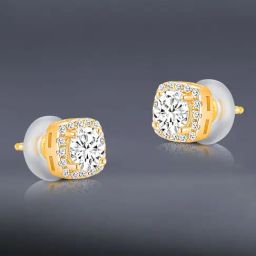 Peora Golden Stud Earrings for Women-picture-47