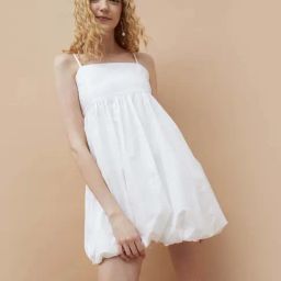 Ginger By Lifestyle White Cotton Regular Fit Dress-image-67