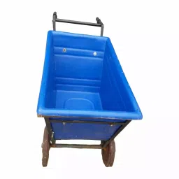 Rushabh 507 Mild Steel 32 x 3 mm Blue Luggage Trolley-12