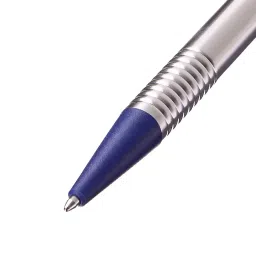 LAMY Ball point Pen Medium Nib Matt Blue with Chorme Plated Trim Stainless Steel Nib Nib, LM205B image 3