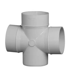 SUPREME 3 Inch, 80 mm UPVC Pushfit Cross Tee MP1SRPCT080 L-image-80
