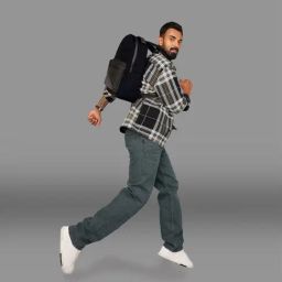 Carriall Classic Black Solid Medium Laptop Backpack-15