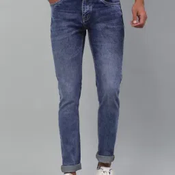 Louis Stitch Dark Navy Blue Slim Fit Jeans-image-82