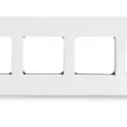 Schneider Opale 8 Module Horizontal White Grid and Cover Plate X0708 (Pack of 5)-30
