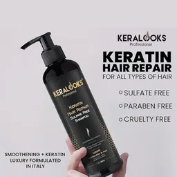 Keralooks professional Set Of 2 Keratin Hair Shampoo & Keratin Hair Mask- 250 ml Each image 3