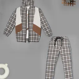 Ridokidz Boys Checked T-shirt and Shirt with Pyjamas-image-7