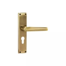 Godrej Door Handle Set 1CK NEH 20 Antique Brass, 3133-picture-1