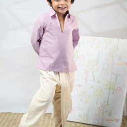MIRALI Rohit Boys Regular Pure Cotton Kurta with Dhoti Pants-image-40
