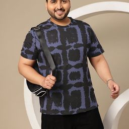 Sztori Plus Size Printed Pure Cotton T-shirt-image-77