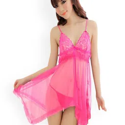 Boldwink Women Special Occasion and Honeymoon dress Baby Doll-picture-12