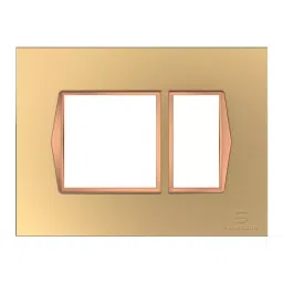Standard by Havells Combined Plate ZOE Series 3 M Rose Gold Chrome Finish, ASZPLOCV03-image-76