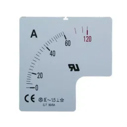 RS PRO 60 A Meter Scale For Use With 72x72 Analogue Panel Ammeter, 9010422-picture-23