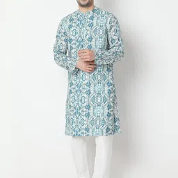 Ethnicity Abstract Woven Design Straight Kurta-image-5