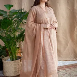THE INDIAN ETHNIC CO Printed Block Print Dupatta image 2