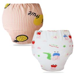 Bembika Babies Cotton Potty Training Pants Printed Design Pack 2 M Size - Multicolor-11