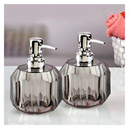 KOOKEE Acrylic Soap Dispenser for Bathroom handwash (Set of 2) (11932)200 ml-image-45
