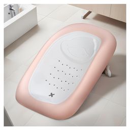 BAYBEE Frozy Baby Bath tub Seat for Babies | Portable Baby Bather with Anti Non Slip Edges & Suction Cup | Hanging Baby Shower Bath Seat- Pink-18