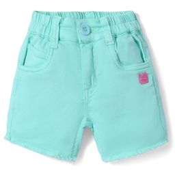 Olio Kids Cotton Knit Above Knee Length Shorts - Sea Green-image-46