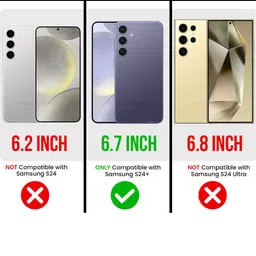 PEEPERLY Conversational Printed Samsung Galaxy S24 Plus Flip Case Mobile Accessories image 3