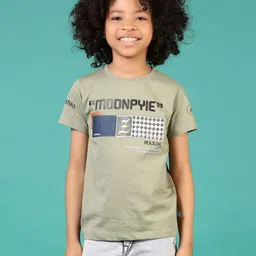 V-Mart Boys Typography Printed Applique T-shirt-picture-7