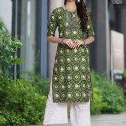 Moda Rapido Selection Of 2 Ethnic Motifs Printed Straight Kurtas-image-42