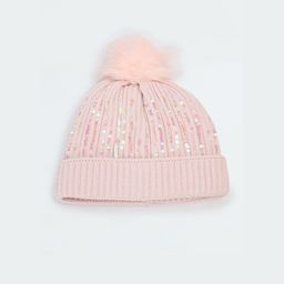 max Girls Embroidered Beanie-44