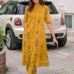 Anni Designer Women Floral Printed Kurta with Trousers-14