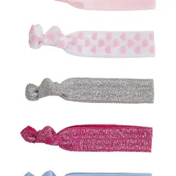 Accessorize Set of 5 Girls Ponytail Holders-48