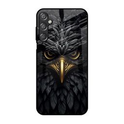 QRIOH Scary Eagle Eye Quirky Printed Samsung Galaxy F15 5G Silicone Back Case-image-75