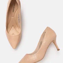 Van Heusen Slim Heeled Textured Pumps-33