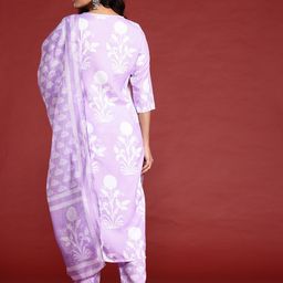 Anouk Ethnic Motifs Printed Regular Kurta With Trousers & With Dupatta image 2