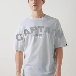 Bewakoof Grey Relaxed fit Graphic T-Shirt-picture-27